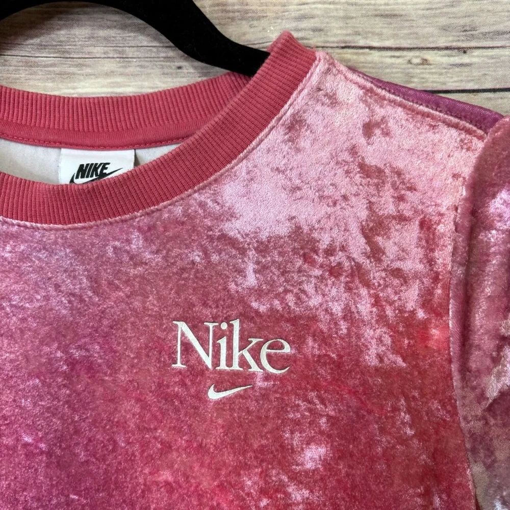 Nike pink velour